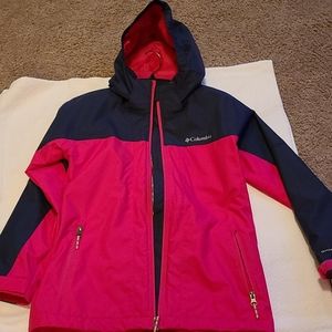 Columbia girls hot pink jacket